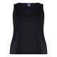 PERSONA BY MARINA RINALDI SCOOP NECK VEST BLACK