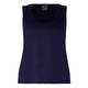 PERSONA BY MARINA RINALDI SCOOP NECK VEST NAVY