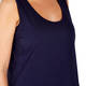 PERSONA BY MARINA RINALDI SCOOP NECK VEST NAVY