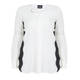 PERSONA BY MARINA RINALDI WHITE LACE TRIM TOP