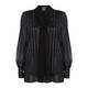 PERSONA BY MARINA RINALDI BLACK BLOUSE 