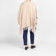 Persona by Marina Rinaldi Houndstooth Cape Beige