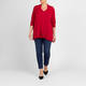Persona by Marina Rinaldi Knitted Cardigan Red 