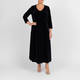 Persona by Marina Rinaldi Velvet Dress Black 