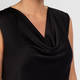 Persona by Marina Rinaldi Satin Cowl Neck Dress Black