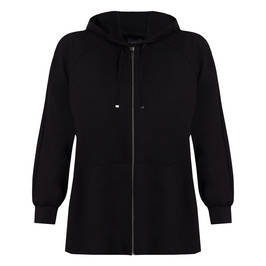 Persona by Marina Rinaldi Hoodie Black  - Plus Size Collection