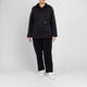 Persona by Marina Rinaldi Scuba Jersey Hoodie Black