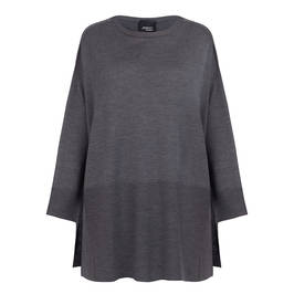 Persona by Marina Rinaldi Sweater Grey  - Plus Size Collection