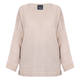 Persona by Marina Rinaldi Ribbed Sweater Beige 