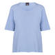 Persona by Marina Rinaldi Satin Front T-Shirt Light Blue