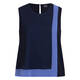 Persona by Marina Rinaldi Georgette Top Navy 