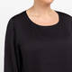 Persona by Marina Rinaldi Black Satin Blouse