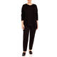 Persona by Marina Rinaldi Jersey Trousers Black