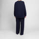Persona by Marina Rinaldi Jersey Zip Detail Tunic Navy 