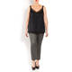 PERSONA BY MARINA RINALDI SATIN CAMISOLE BLACK