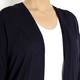 PERSONA BY MARINA RINALDI navy long shirt tail CARDIGAN