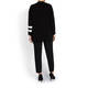 PERSONA BY MARINA RINALDI BLACK AND WHITE CARDIGAN