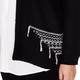 PERSONA BY MARINA RINALDI INTARSIA CARDIGAN