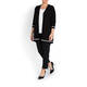PERSONA BY MARINA RINALDI CARDIGAN BLACK