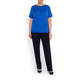 PERSONA BY MARINA RINALDI KNITTED TWINSET COBALT