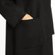 Persona by Marina Rinaldi Wool Blend Double Face Coat Black