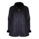 PERSONA reversible eco-shearling black COAT