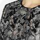 Persona Gunmetal Floral Brocade Coat