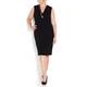 Persona BY MARINA RINALDI Black Dress With Optional Sleeves