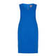 PERSONA BY MARINA RINALDI blue tailored DRESS with optional sleeves