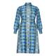 PERSONA BY MARINA RINALDI PRINTED SATIN SHIRT DRESS
