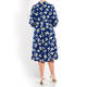 PERSONA BY MARINA RINALDI ORCHID PRINT SHIRT DRESS