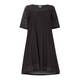 PERSONA BY MARINA RINALDI PURE COTTON BLACK A LINE BRODERIE ANGLAISE DRESS 