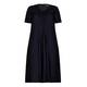 PERSONA navy fluid linen DRESS