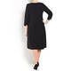 PERSONA BY MARINA RINALDI V-NECK DRESS BLACK