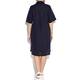 PERSONA navy linen button front DRESS