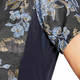 PERSONA BY MARINA RINALDI FLORAL JACQUARD DRESS WITH OPTIONAL SLEEVES