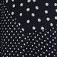 PERSONA BY MARINA RINALDI NAVY POLKA DOT DRESS OPTIONAL SLEEVE