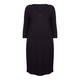 PERSONA BY MARINA RINALDI BLACK KNITTED DRESS