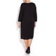 PERSONA BY MARINA RINALDI BLACK KNITTED DRESS