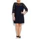 PERSONA DARK NAVY LACE DRESS