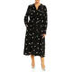 Persona by Marina Rinaldi Spot Print Dress Black