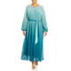 Persona by Marina Rinaldi Chiffon Dress Aqua