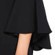 PERSONA BY MARINA RINALDI BLACK OFF-SHOULDER DRESS
