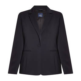 Persona by Marina Rinaldi Stretch Cady Blazer Navy  - Plus Size Collection