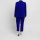 Persona By Marina Rinaldi Stretch Cady Blazer Blue