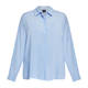 Persona by Marina Rinaldi Silk Blend Shirt Blue