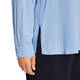 Persona by Marina Rinaldi Silk Blend Shirt Blue