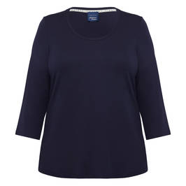 Persona By Marina Rinaldi Viscose Jersey T-shirt Navy - Plus Size Collection