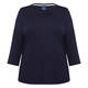 Persona By Marina Rinaldi Viscose Jersey T-shirt Navy