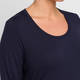 Persona By Marina Rinaldi Viscose Jersey T-shirt Navy